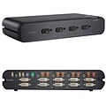 Belkin® F1DN104F Dual Head DVI-I KVM Switch; 4 Ports