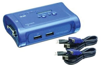 TRENDnet® TK-207K USB KVM Switch Kit; 2 Ports