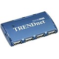 TRENDnet® TU2-700 7-Port High Speed USB Hub With Power Adapter