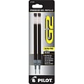 Pilot G2 Gel-Ink Pen Refill, Ultra Fine Tip, Black, 2/Pack (77287)