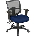 Office Star Proline II® ProGrid® Polyester Ergonomic Task Chair with Ratchet Back, Navy