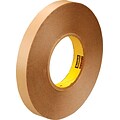 3M™ 3/4 x 72 yds. Double Coated Film Tape 9425, Clear, 2/Pack