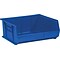 Quill Brand Plastic Stack and Hang Bin, Blue, 6/Carton (BINPS103R)
