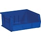 Quill Brand® 10-7/8" x 11" x 5" Plastic Stack and Hang Bins, Blue, 6/Ct (BINP1111B)