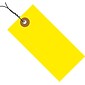 Tyvek® 5 1/4" x 2 5/8" Pre-Wired Shipping Tag, Yellow, 100/Case