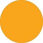 Tape Logic 3" Circle Inventory Label, Fluorescent Orange, 500/Roll