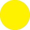 Tape Logic 2 Circle Inventory Label, Fluorescent Yellow, 500/Roll