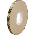 3M™ 908 Adhesive Transfer Tape, 1/2 x 36 yds., Clear, 72/Case