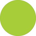 Tape Logic 4 Circle Inventory Label, Fluorescent Green, 500/Roll