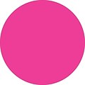 Tape Logic 3 Circle Inventory Label, Fluorescent Pink, 500/Roll