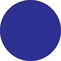 Tape Logic 1 1/2 Circle Inventory Label, Dark Blue, 500/Roll