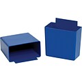 Partners Brand 3 1/4 x 1 3/4 x 3 Shelf Bin Cup, Blue, 48/Case