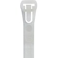 BOX Partners  50 lbs. Releasable Cable Tie, 5 1/2(L),  Natural, 1000/Case