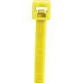 BOX Partners  40 lbs. Cable Tie, 5 1/2(L),  Fluorescent Yellow, 1000/Case