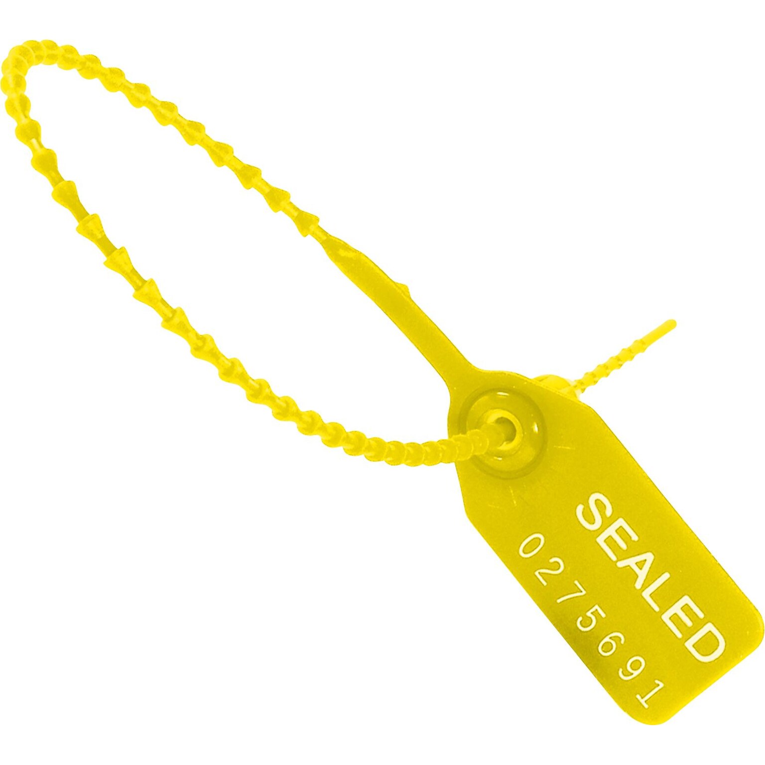9 Plastic Pull-Tight Seal strap, Yellow(SE1001Y)