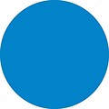 Tape Logic 2 Circle Inventory Label, Light Blue, 500/Roll