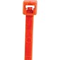 BOX Partners  40 lbs. Cable Tie, 5 1/2"(L),  Fluorescent Red, 1000/Case