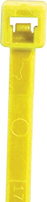 BOX Partners  50 lbs. Cable Tie, 14(L),  Fluorescent Yellow, 1000/Case