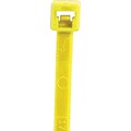 BOX Partners  50 lbs. Cable Tie, 14(L),  Fluorescent Yellow, 1000/Case