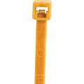 BOX Partners  50 lbs. Cable Tie, 11(L),  Fluorescent Orange, 1000/Case