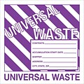 Tape Logic™ Universal Hazardous Waste Label, 6 x 6