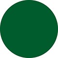 Tape Logic 1 Circle Inventory Label, Green, 500/Roll