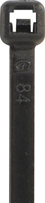 BOX Partners  120 lbs. UV Cable Tie, 11(L),  Black, 100/Case