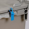 BOX 5 Plastic Gemini Tote Seal, Blue, 500/Case