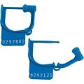 BOX 8 Plastic Handilok Seals, Blue, 1000/Case