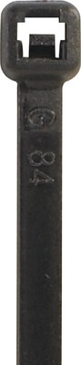 BOX Partners  18 lbs. UV Cable Tie, 8(L),  Black, 1000/Case