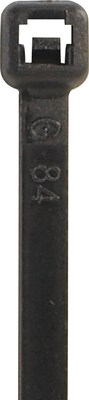 BOX Partners  18 lbs. UV Cable Tie, 6(L),  Black, 1000/Case