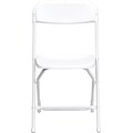 Flash Furniture HERCULES™ Plastic Armless Folding Chair; Premium White; 120/Pack