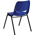 Flash Furniture HERCULES™ Plastic Ergonomic Shell Stack Chair; Blue; 30/Pack