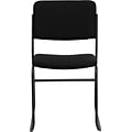 Flash Furniture HERCULES™ High Density Fabric Stacking Chair With Sled Base; Black; 20/Pack