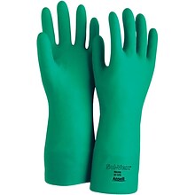 Ansell Sol-Vex® 37-175 Flock-Lined Nitrile Gloves, Size Group 11