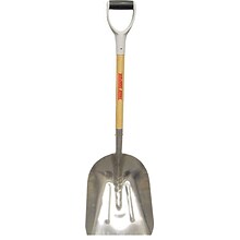 Ames® 1670900 Kodiak 27 No. 10 Hollow Back Scoop Shovel With Wood D-grip Handle