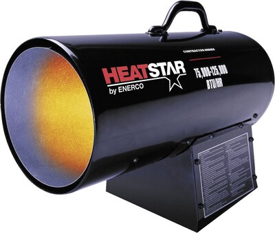 Enerco HS125 Portable Forced Air Heater; 75000 Btu/h - 125000 Btu/h