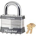 Master Lock® 15DCOM Laminated Steel Pin Tumbler Padlock, 5 Pin