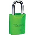 Master Lock® 6835 Safety Series™ Pro Series® High Visibility Aluminum Padlock, 5 Pin, Green
