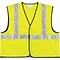 MCR Safety Economy Safety Vest, ANSI Class R2, Lime, 3XL, 1 Each