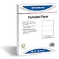Printworks® Professional 8.5" x 11" Perforated Paper, 20 lbs., 92 Brightness, 2500 Sheets/Carton (04132P)
