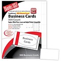 Blanks/USA® 3 1/2 x 2 80 lbs. Micro-Perforated Business Card, White, 2500/Pack