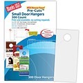Blanks/USA® 3.67 x 8 1/2 80 lbs. Digital Smooth Cover Door Hanger, Gray, 50/Pack