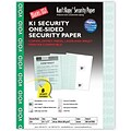 Blanks USA Kant Kopy 8.5 x 11 Security Paper, 60 lbs., Green, 250 Sheets/Pack (KK12A1VGR)