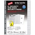 Blanks/USA® Kant Kopy® 8 1/2 x 11 60 lbs. K1 Features Box Security Paper, Void Gray, 250/Pack