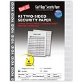 Blanks/USA® Kant Kopy® 8 1/2 x 11 60 lbs. K1 Two-Sided Security Paper, Void Gray, 500/Pack