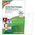Blanks/USA® 4 1/8 x 11 80 lbs. Digital Gloss Cover Door Hanger, White, 50/Pack