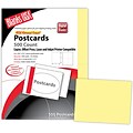 Blanks/USA® Bristol Digital Postcard, 5 1/2 x 4 1/4, Canary, 125/Pack