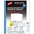 Kant Kopy® Blank/USA® 8 1/2 x 11 60 lbs. Security Check on Bottom Paper, Void Blue, 250/Pack