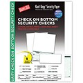 Kant Kopy® Blank/USA® 8 1/2 x 11 60 lbs. Security Check on Bottom Paper, Void Green, 250/Pack